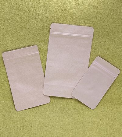 Brown Kraft Aluminum High Barrier Doypack Pouches