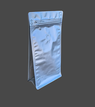 Silver Matte Flat Bottom Bags