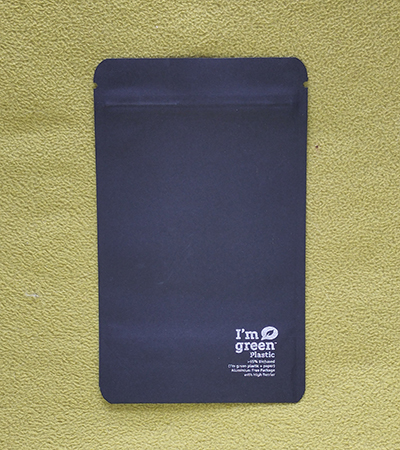 Black Kraft High Barrier pouches with zip